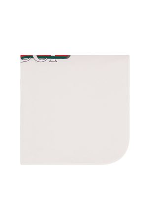 Coperta in cotone bianco GUCCI KIDS | 8125413K1099000